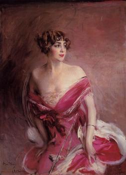 Giovanni Boldini : Portrait of Mlle de Gillespie, La Dame de Biarritz